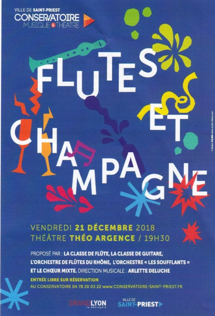 Flutes et champagne decembre 2018